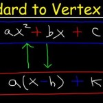 Converting A Quadratic Equation From Standard To Vertex Form