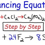 How To Balance Chemical Equations Step By