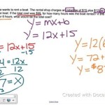 How To Solve Linear Equations Story Problems