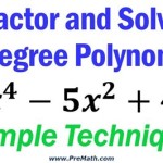 How To Solve Polynomial Equations Of 4th Degree