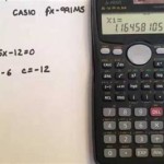 How To Solve Quadratic Equation In Casio Fx 350ms