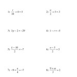 Math Antics Solving 2 Step Equations Worksheet Answers