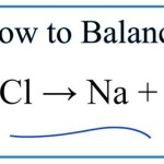 Sodium Chloride And Water Balanced Equation