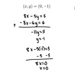 Solve The Following System Of Equations