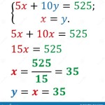 Solving Algebraic Equation With 2 Variables