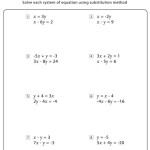 System Of Equations Worksheet With Answers Pdf